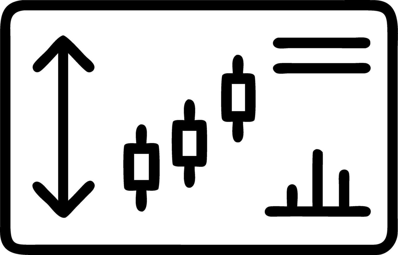 Illustration of Stock market or forex trading graph and candlestick chart suitable for financial investment concept Set 5 vector