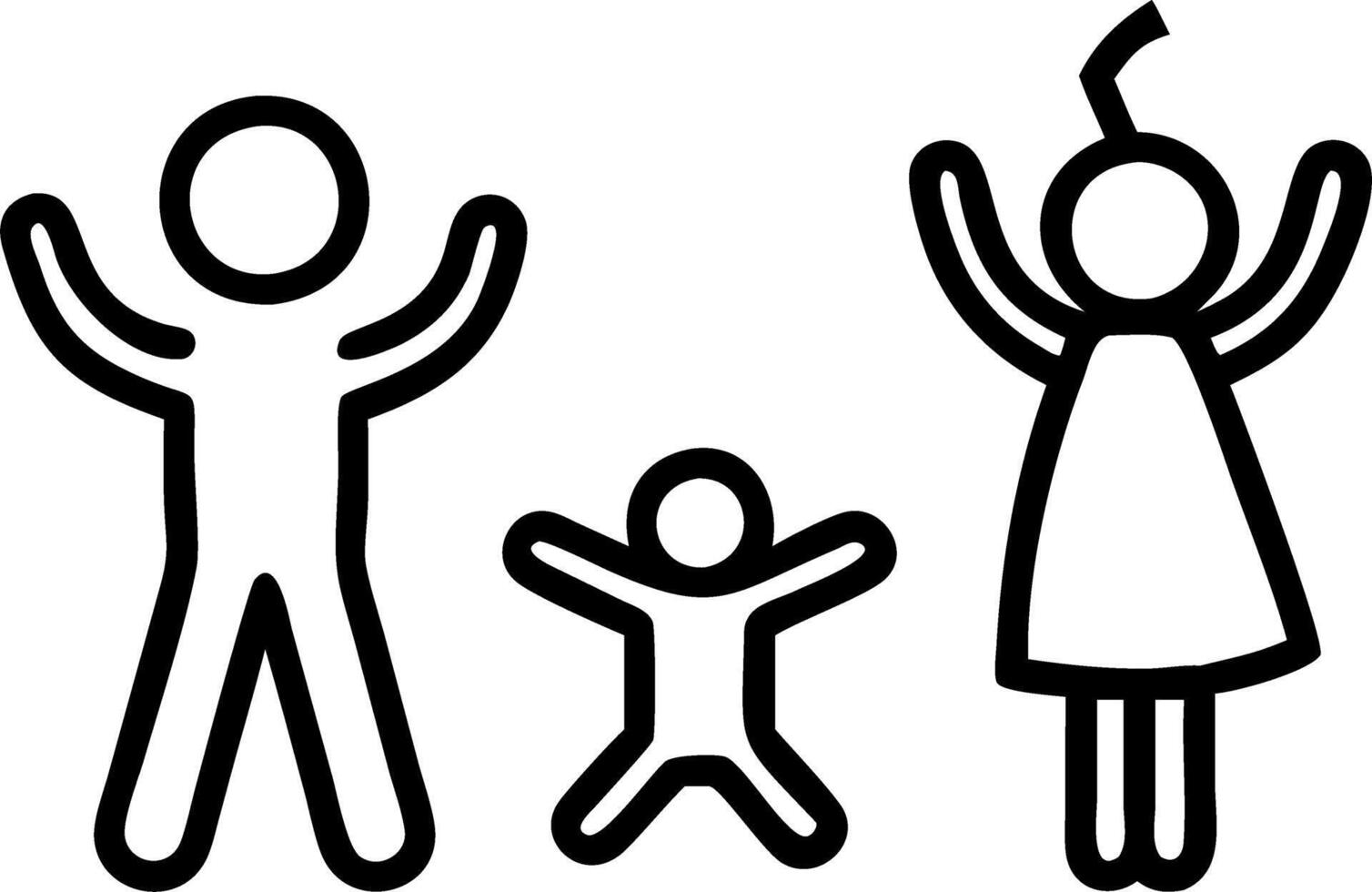 Happy family in the park father and mother playing with daughter relax family time representing joy bonding and outdoor activities in to family setting Set 2 vector