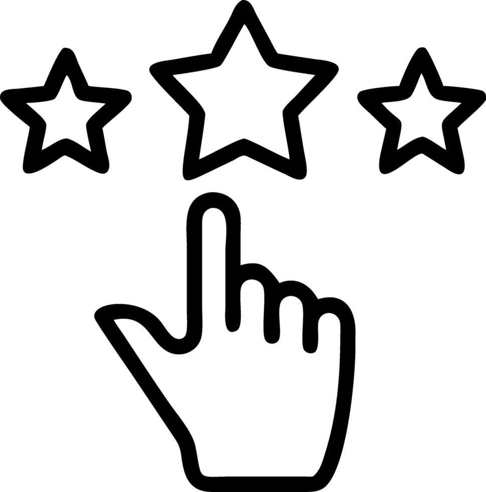 Hand marking five yellow stars on black background representing best customer satisfaction and high quality product service evaluation Set 2 vector