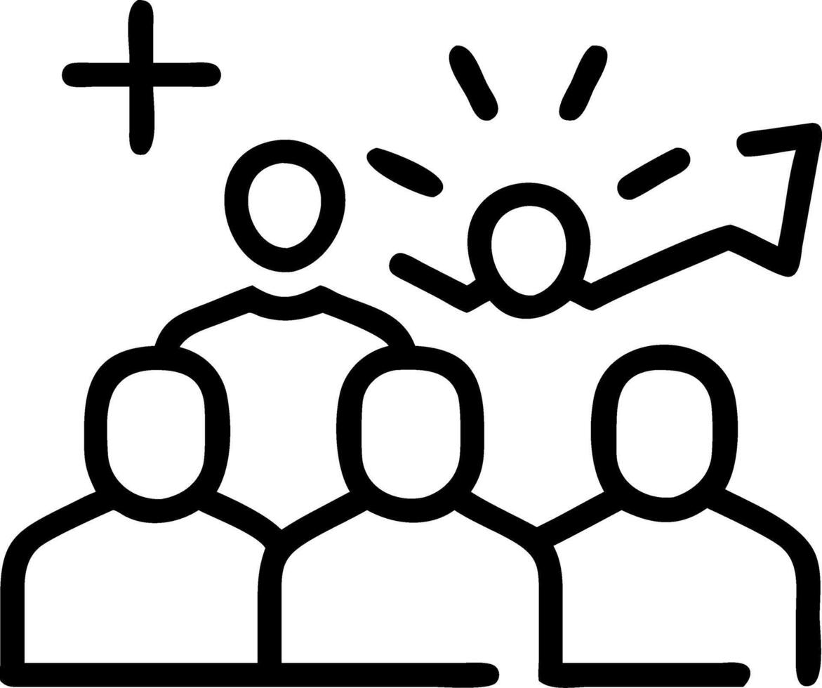 Group of people singing praise and praying to God in church during Christian worship concert on Easter or Sunday vector