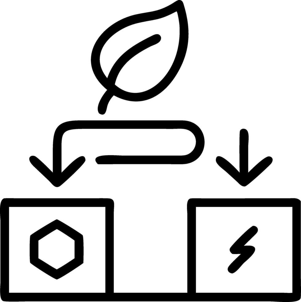 Green logistics Sustainable transport icon wooden block Business sustainable strategy global shipment cargo shipping transportation clean energy process Net zero carbon emission co Set 2 vector