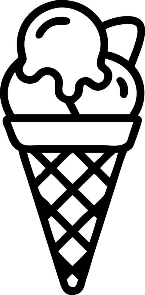 Gelato scoops in cone vibrant melting colorful appealing detailed isolated perfect for ice cream parlors or hot weather treat promotions vector