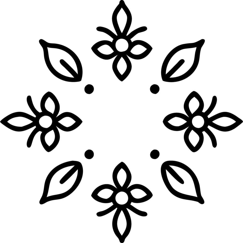 Floral mandala seamless tile pattern with symmetrical designs and vibrant hues for spiritual and decorative settings vector