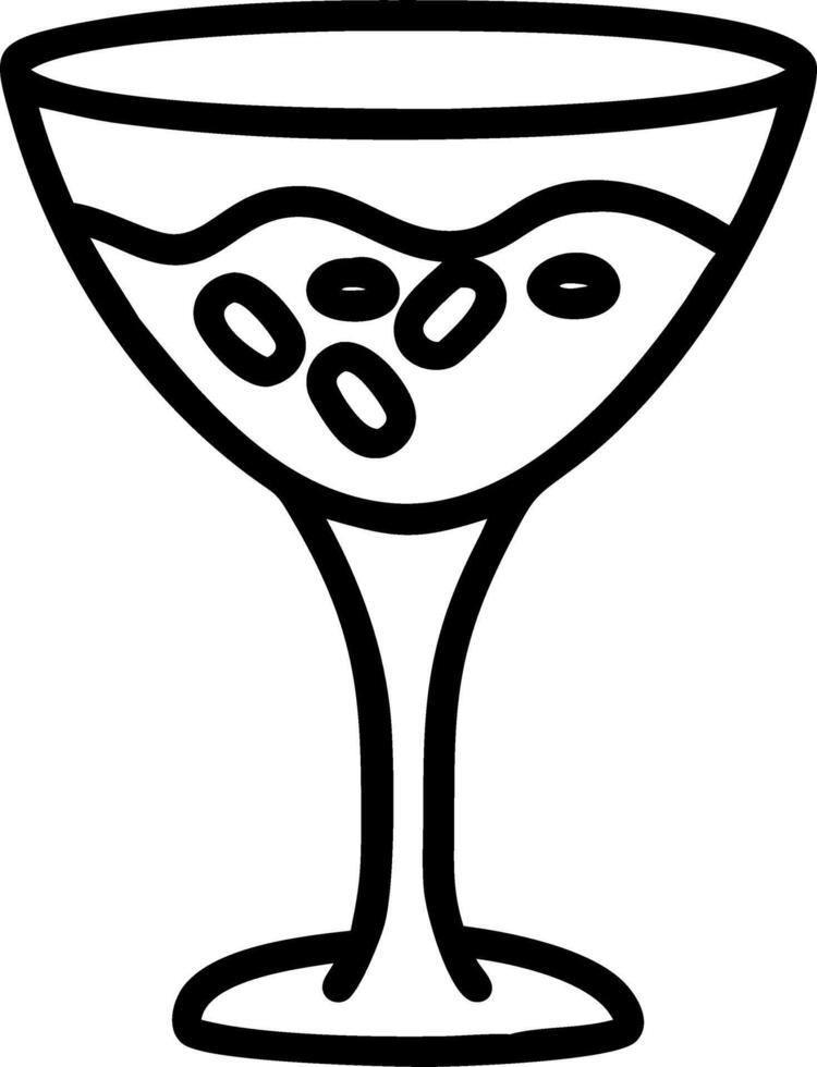 Espresso martini glass with coffee beans illustrated in watercolor style hand drawn clipart perfect for nursery art showcasing sophisticated and flavorful cocktail Set 2 vector