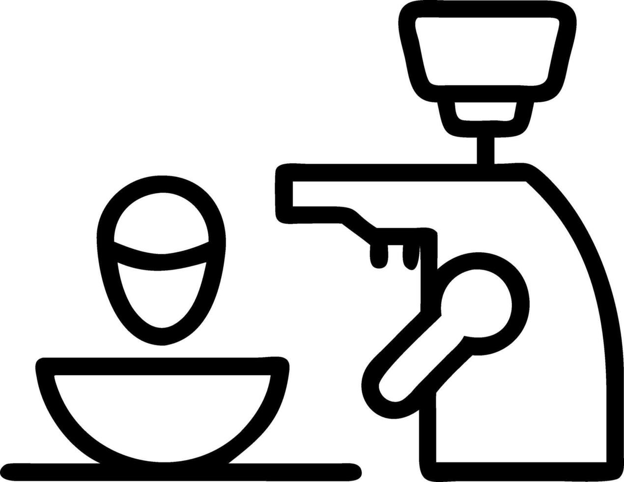 Espresso coffee machine in cafe with professional barista preparing hot caffeinated drink serving cappuccino in modern coffee shop setting vector