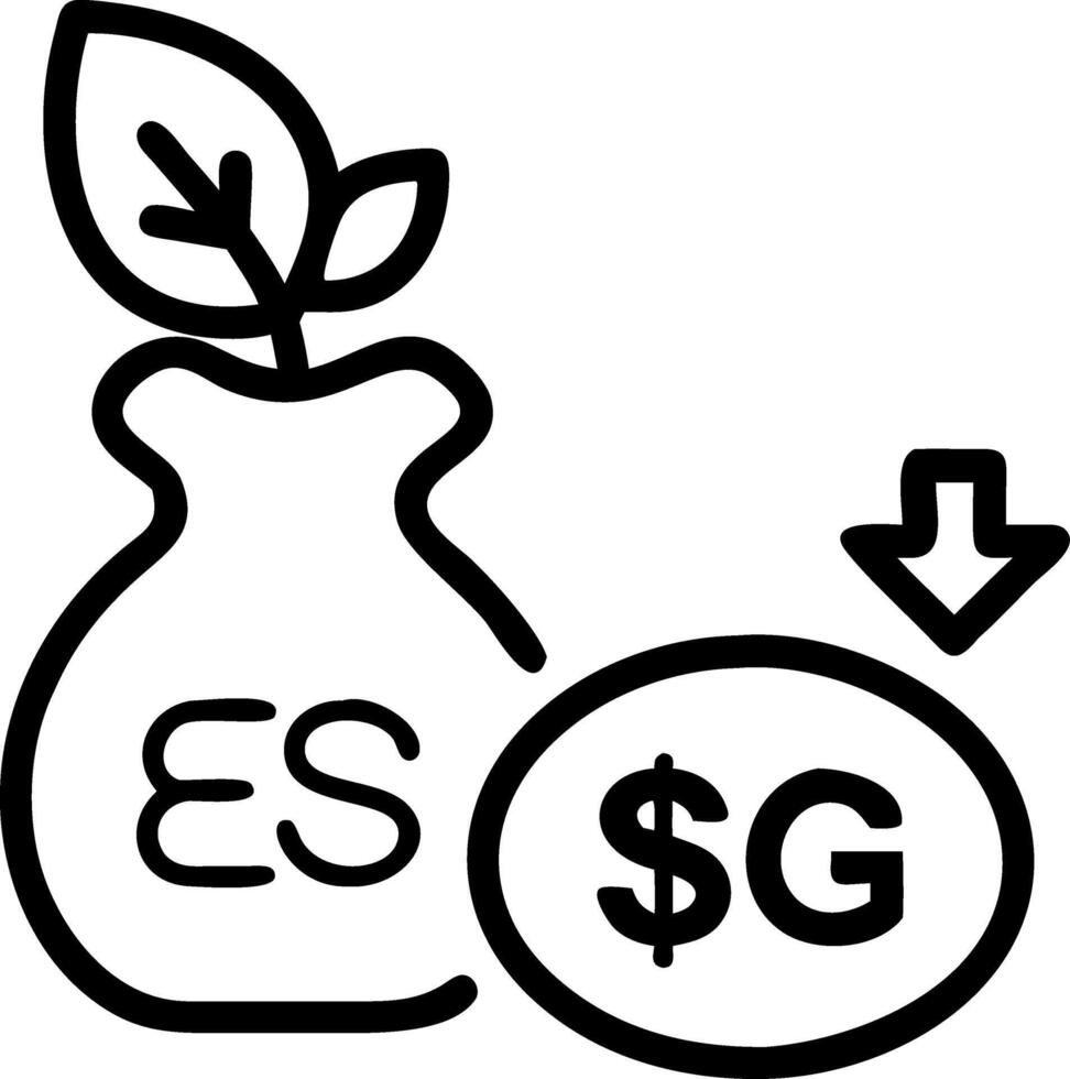 ESG environment social governance finance investment business ethical business concepts Green business investment strategy sustainability Sustainable corporation development concep Set 2 vector