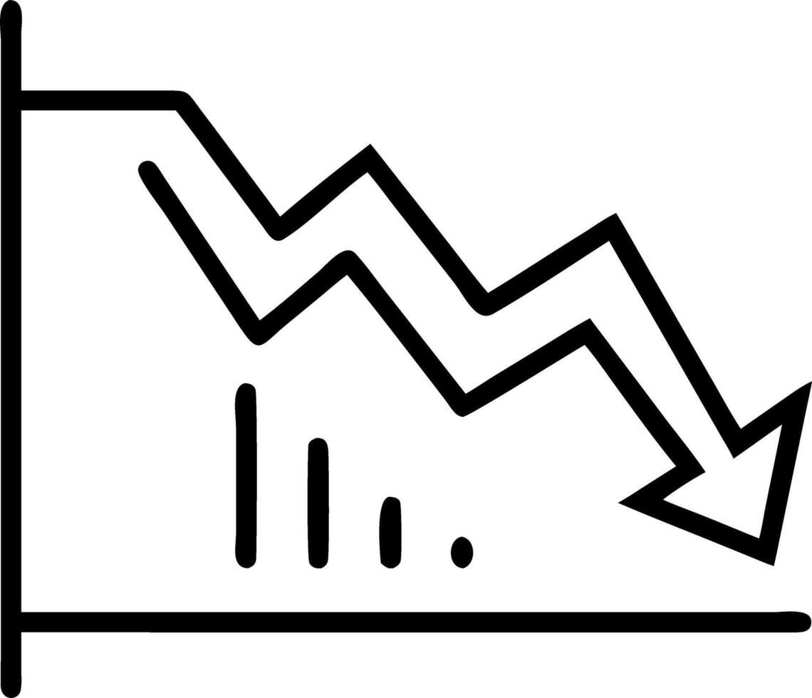 Economic crisis depicted with red stock market price board chart showing global stock downturn bad economy negative prices traders panicking and selling stocks vector
