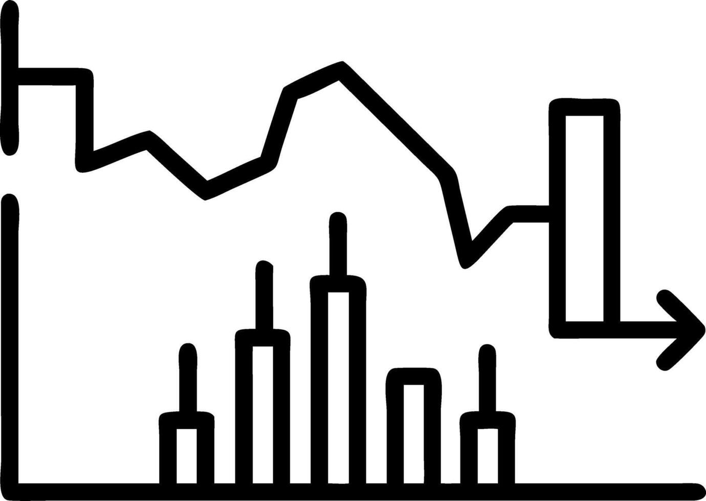 Double exposure image stock market investment graph city background business investment stock future trading Set 2 vector