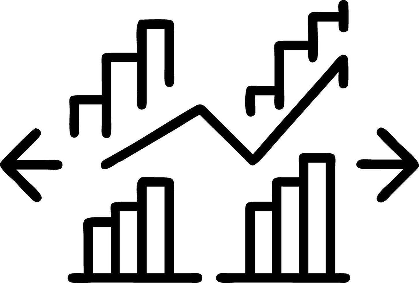 Double exposure image stock market investment graph city background business investment stock future trading vector