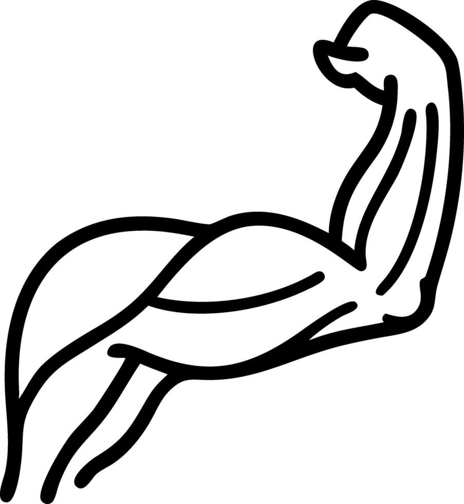 Detailed anatomy of human arm muscles showcasing muscle fibers and tendons against to black background vector