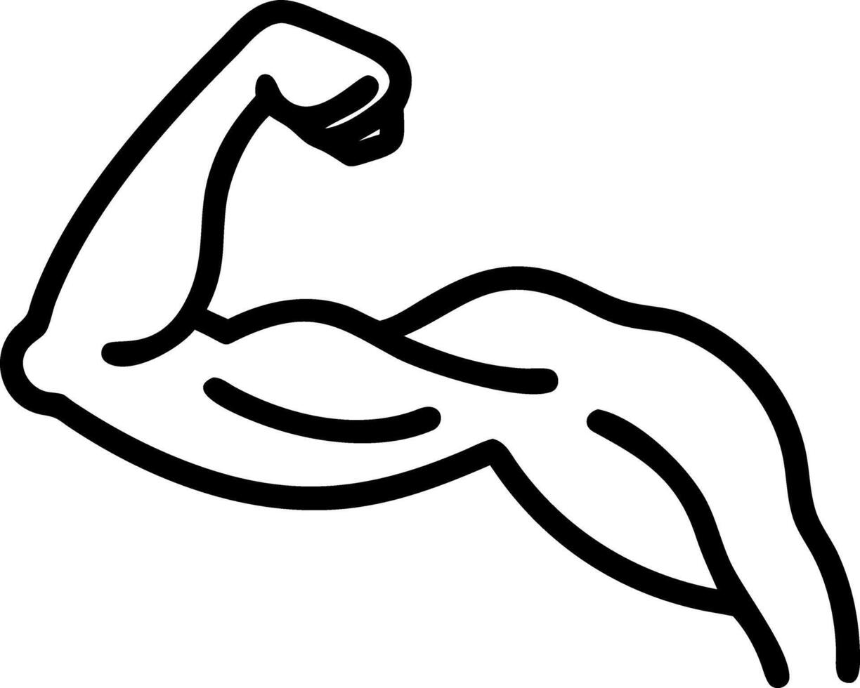 Detailed anatomy of human arm muscles showcasing muscle fibers and tendons against to black background Set 2 vector