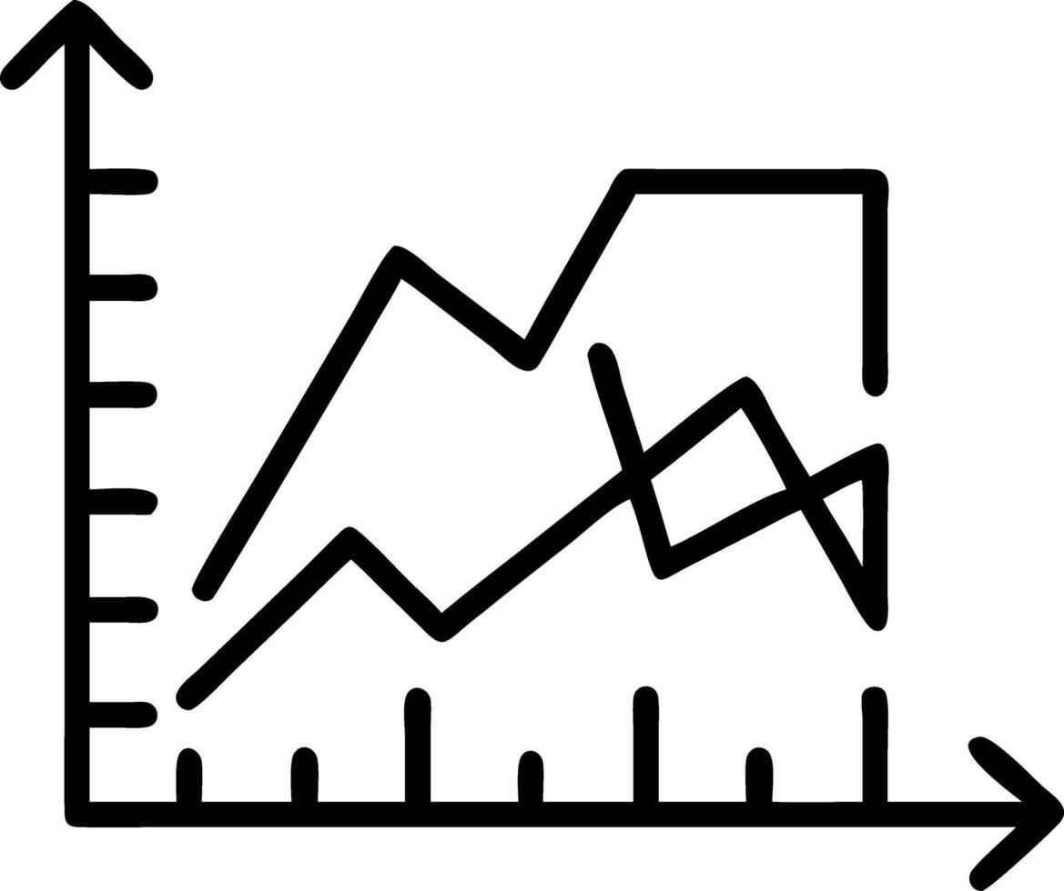 Currency grow chart showing finance and economic market analysis graphs depicting financial growth and economic trends vector