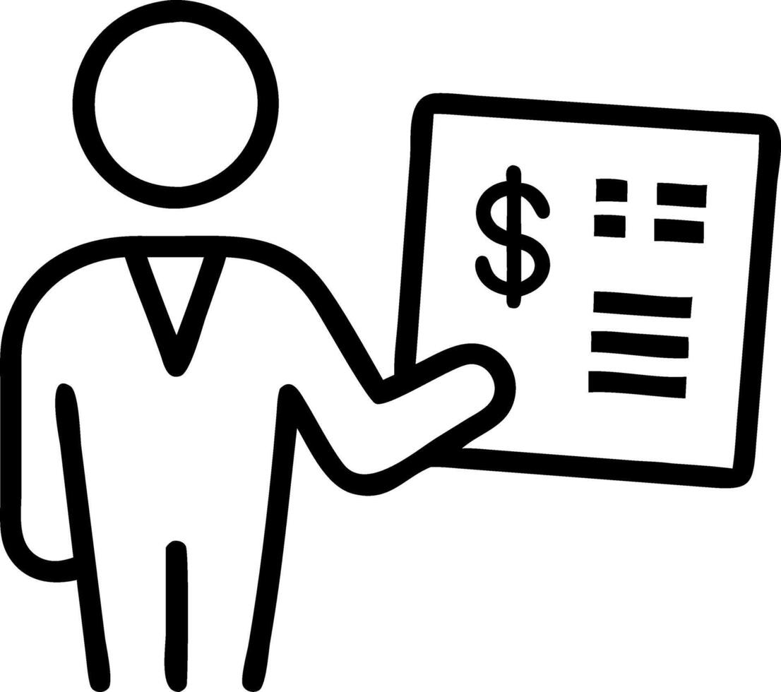 Credit score businessman holding virtual screen credit score icon chart credit history values online credit score ranking check student loan mortgage payment cards vector