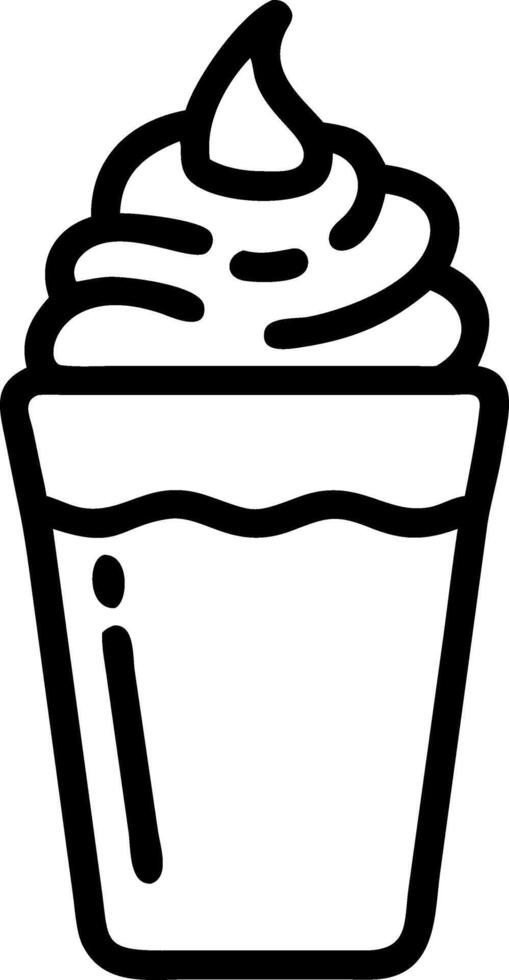 Creamy orange dessert drink with whipped topping and caramel showcasing delicious and indulgent sweet beverage perfect for food photography and menu designs vector