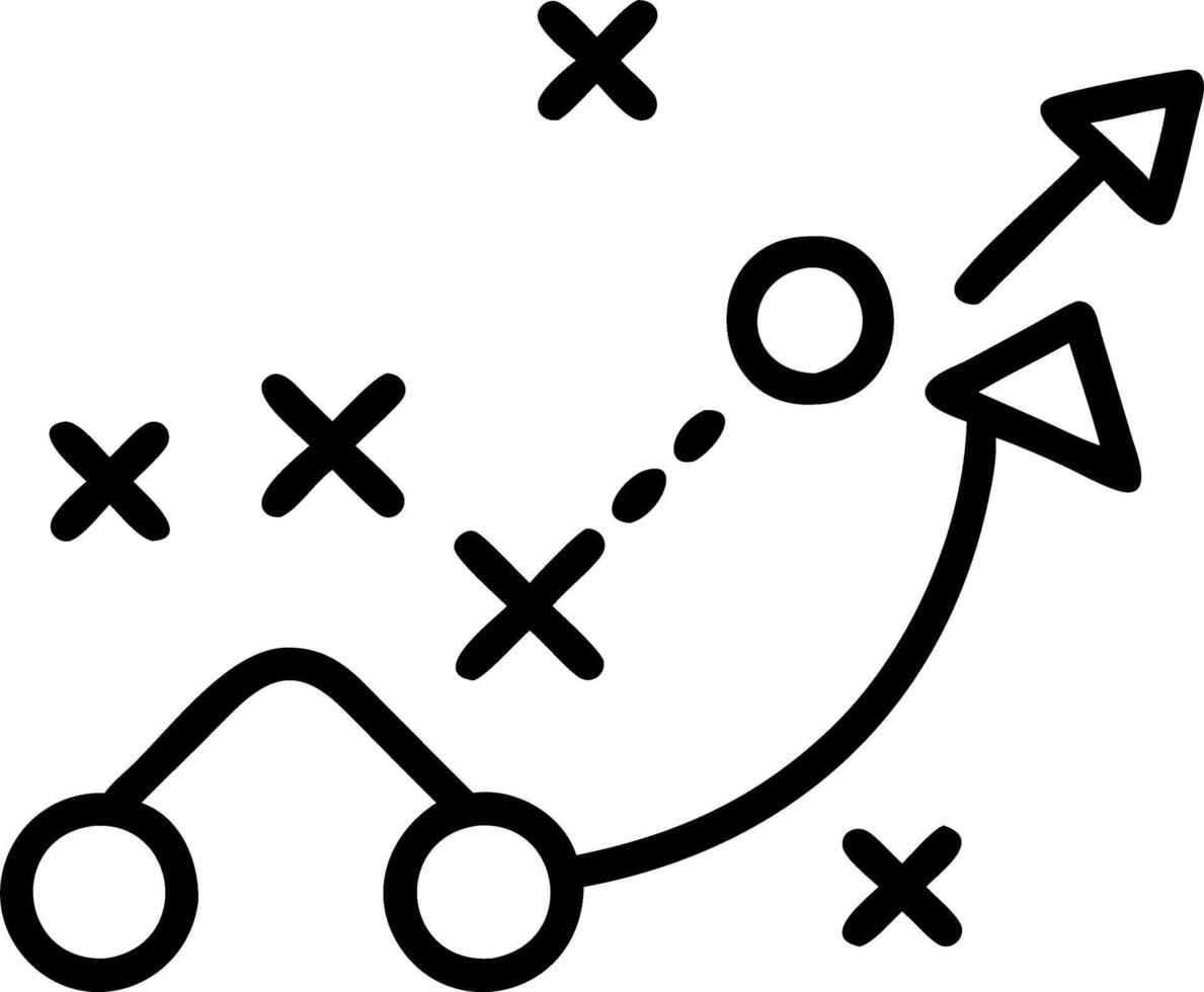 Corporate business planning with business chart teamwork concept illustrating strategic planning collaboration and organizational growth vector