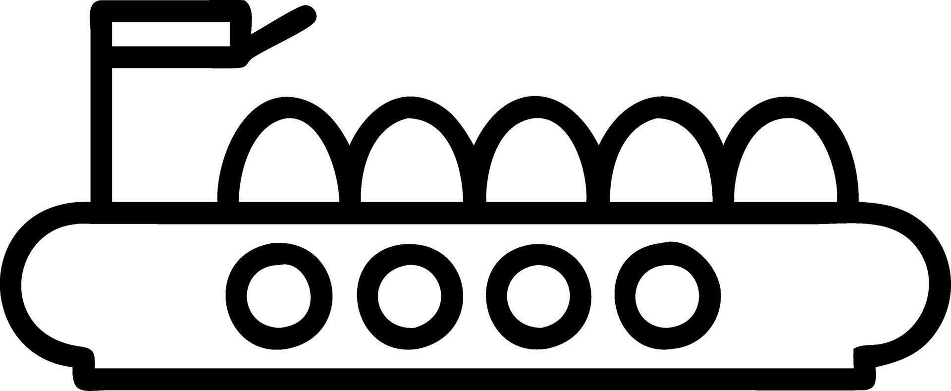 Conveyor belt carries white eggs in factory setting showcasing industrial process for egg production and packaging Set 2 vector