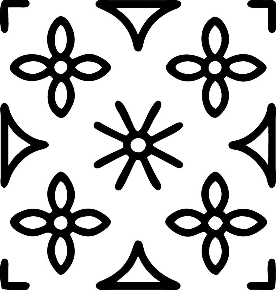 Contemporary Scandinavian seamless tile pattern with modern floral accents and neutral tones for minimalist homes Edition vector