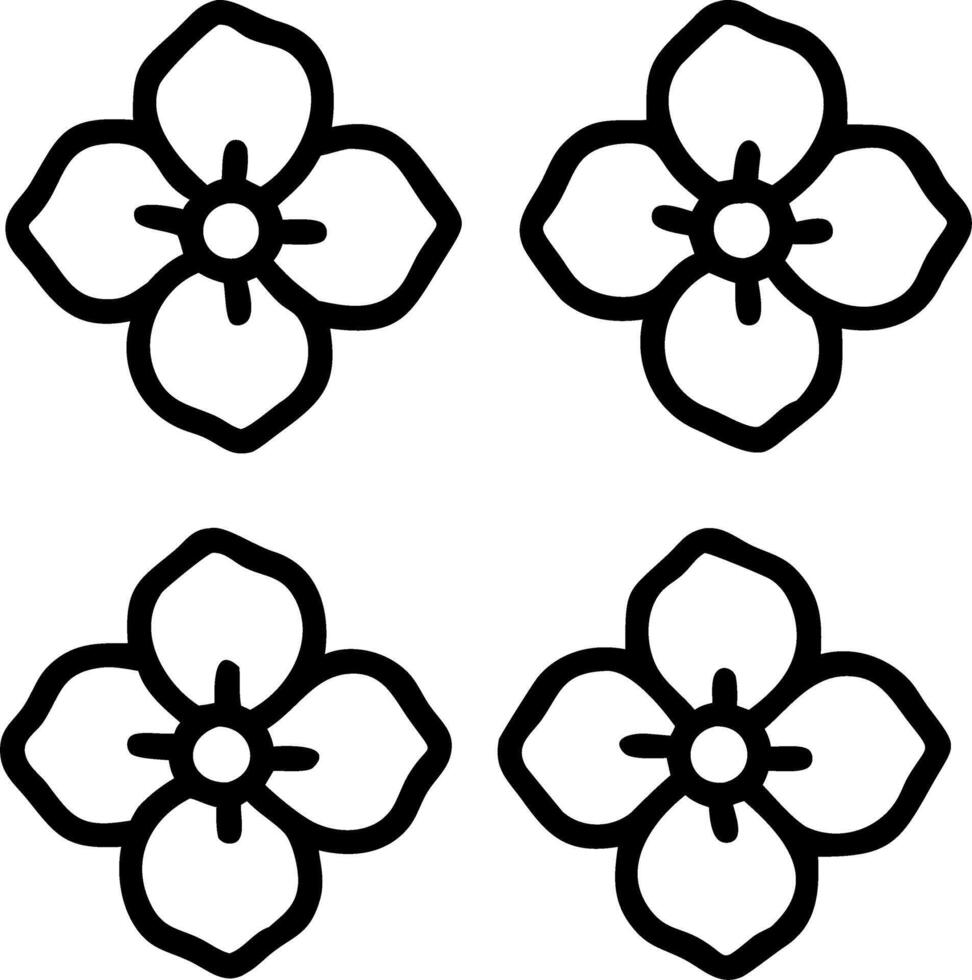 Contemporary poppy seamless tile pattern with geometric poppy designs and monochrome palette ideal for trendy spaces Edition vector