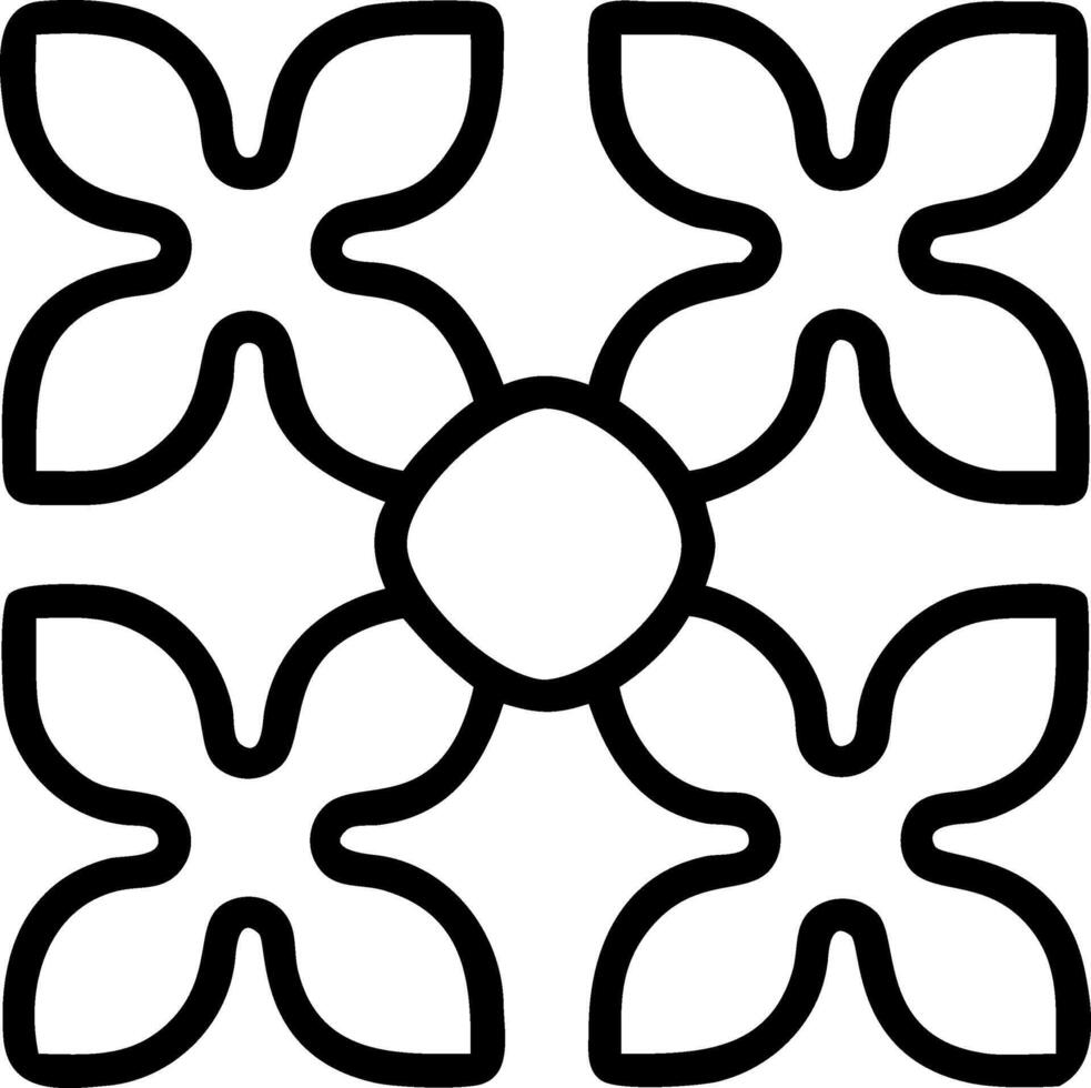 Contemporary blossom seamless tile pattern with abstract flower shapes and modern color palette for urban homes Set 2 vector