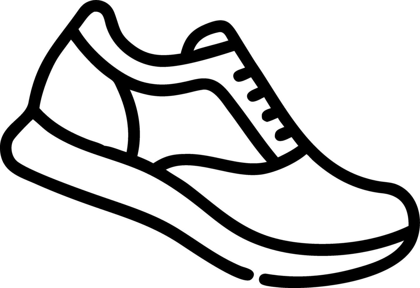 Close up on running shoes worn by to fitness woman training and jogging representing health fitness and active lifestyle pursuits Set 2 vector