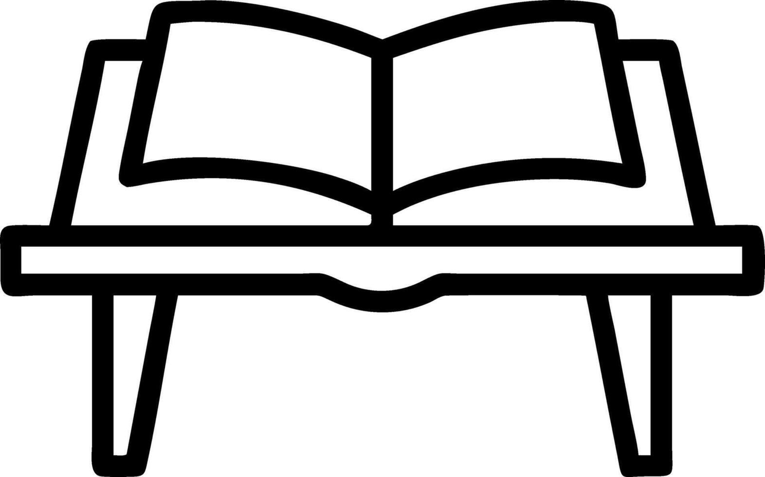Close up of an opened book on to wooden table representing education learning and academic study in to serene environment vector