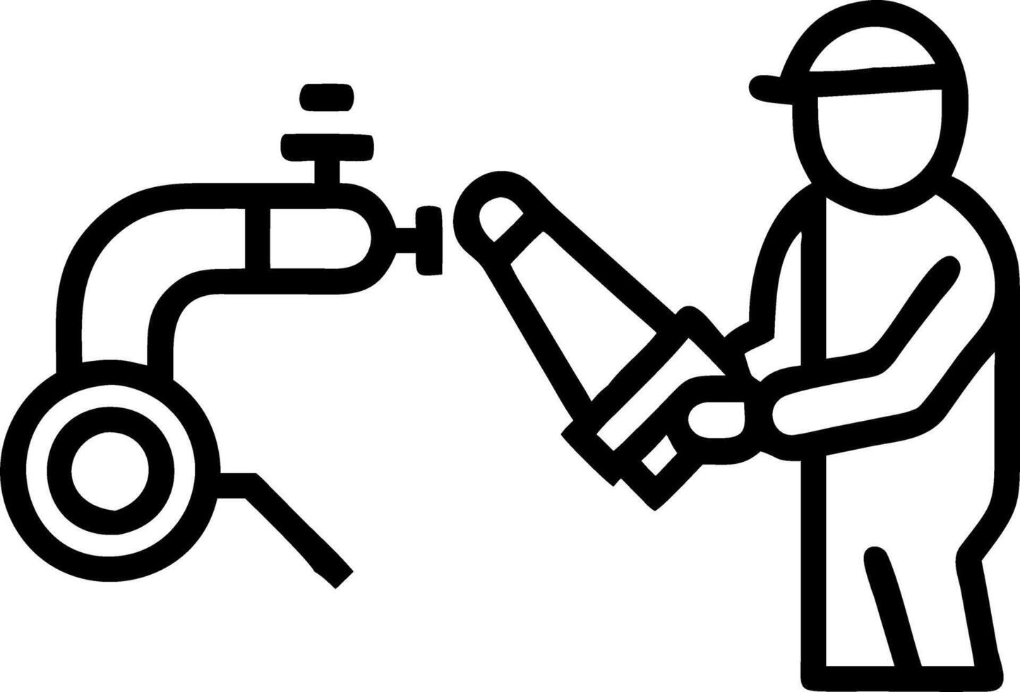 Close up of to mechanic working on an engine in to dimly lit workshop highlighting the intricacies and details of automotive repair and maintenance vector