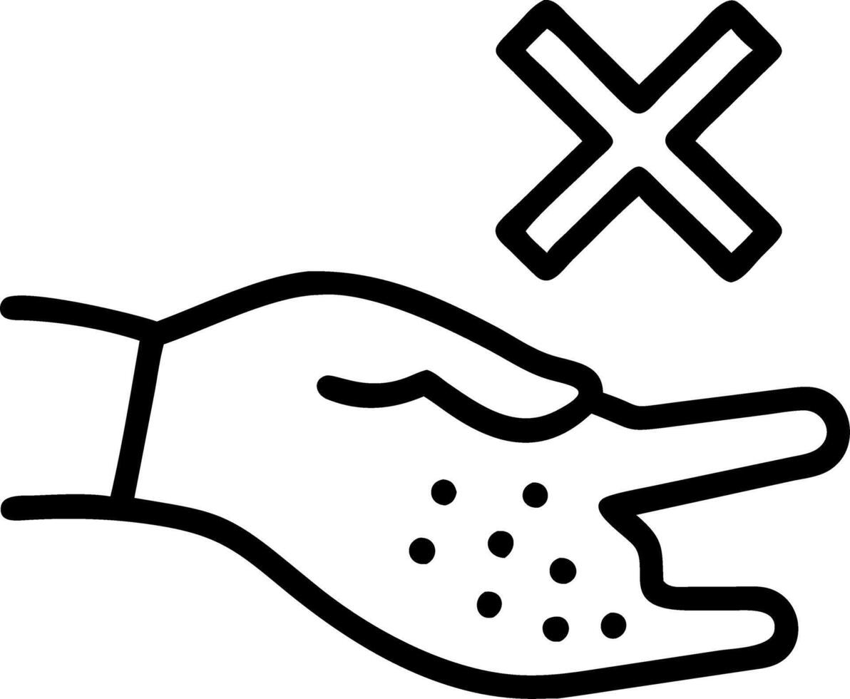 close up microplastics on hand water pollution global warming climate change idea vector