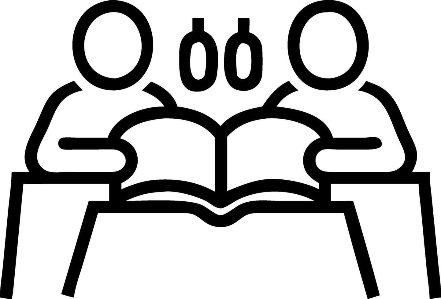 Christian group holding hands and praying together worshiping with Bible on wooden table symbolizing belief and devotional prayer meeting concept vector