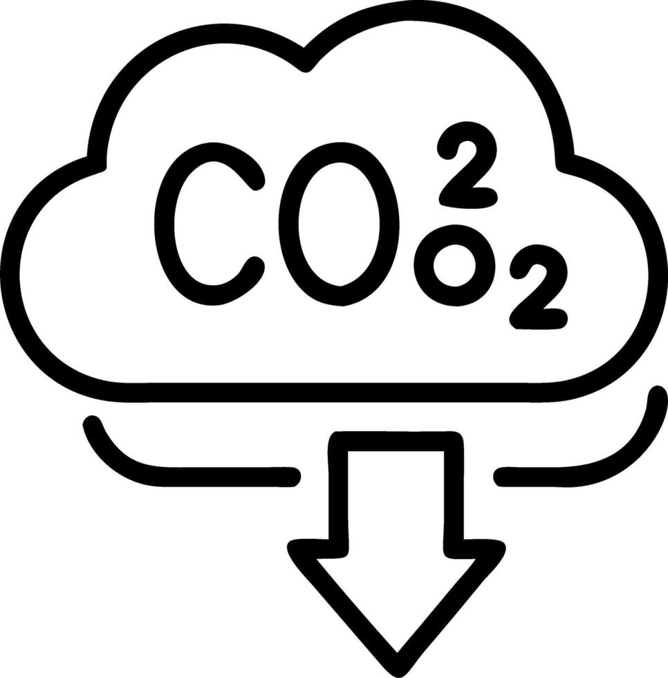 Carbon credit CO2 trading market carbon tradable certificates buy sell business environment sustainable industry company reduction carbon emissions net zero greenhouse gas target c vector