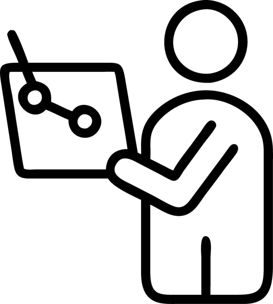 businessman using tablet analyze ESG environmental social governance business strategy investing concept vector
