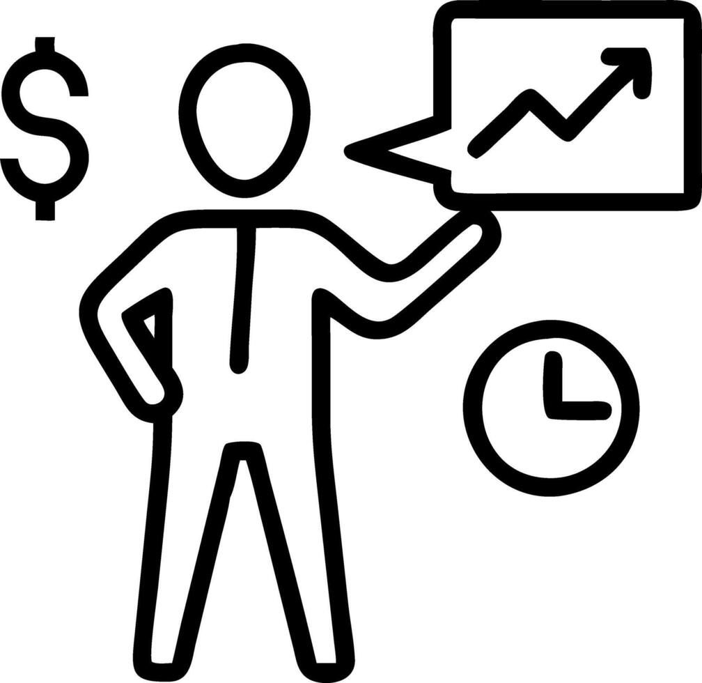 Businessman interacting with screen for risk management and assessment illustrating finance strategy plan business and enterprise risk assessment and investment assessment concepts vector