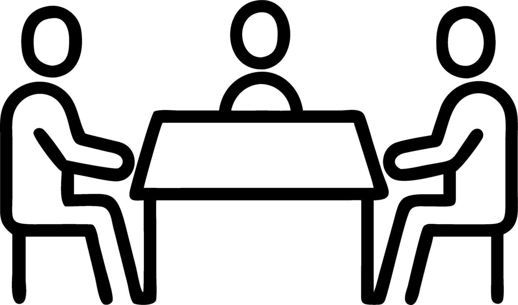Business team meeting around board table presenting to colleagues with planning and work Calendar planner vector