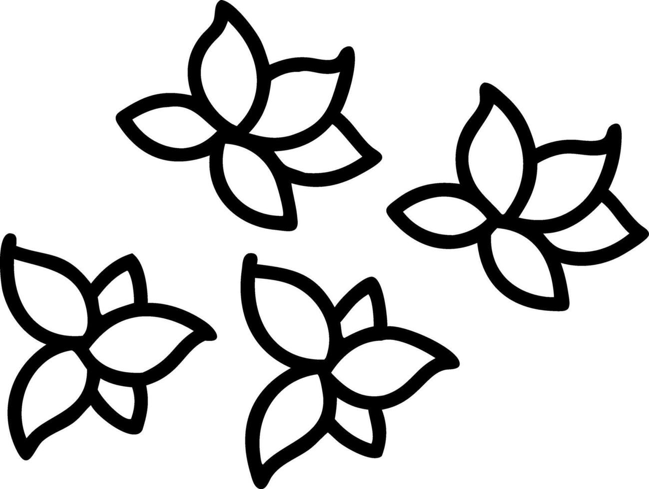 Botanical garden magnolia seamless tile pattern with various magnolia species in natural pinks on white background perfect for serene spaces Set 9 vector