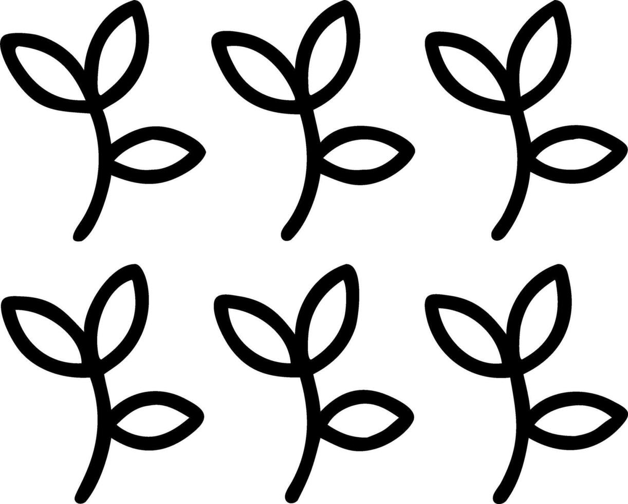 Botanical garden eucalyptus seamless tile pattern with various eucalyptus species in natural greens on white background perfect for serene spaces Set 10 vector