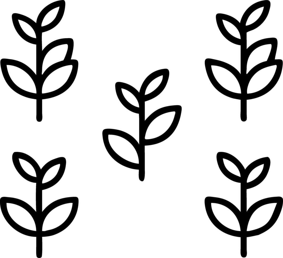Bohemian eucalyptus seamless tile pattern with vibrant green stems and intricate leaf details on white background ideal for eclectic spaces Edition vector