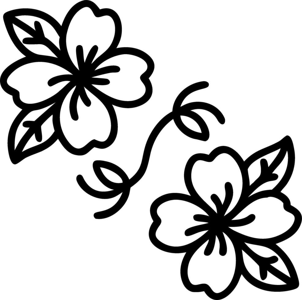 Bohemian hibiscus seamless tile pattern with vibrant pink blooms and intricate leaf details on white background ideal for eclectic spaces Set 2 vector