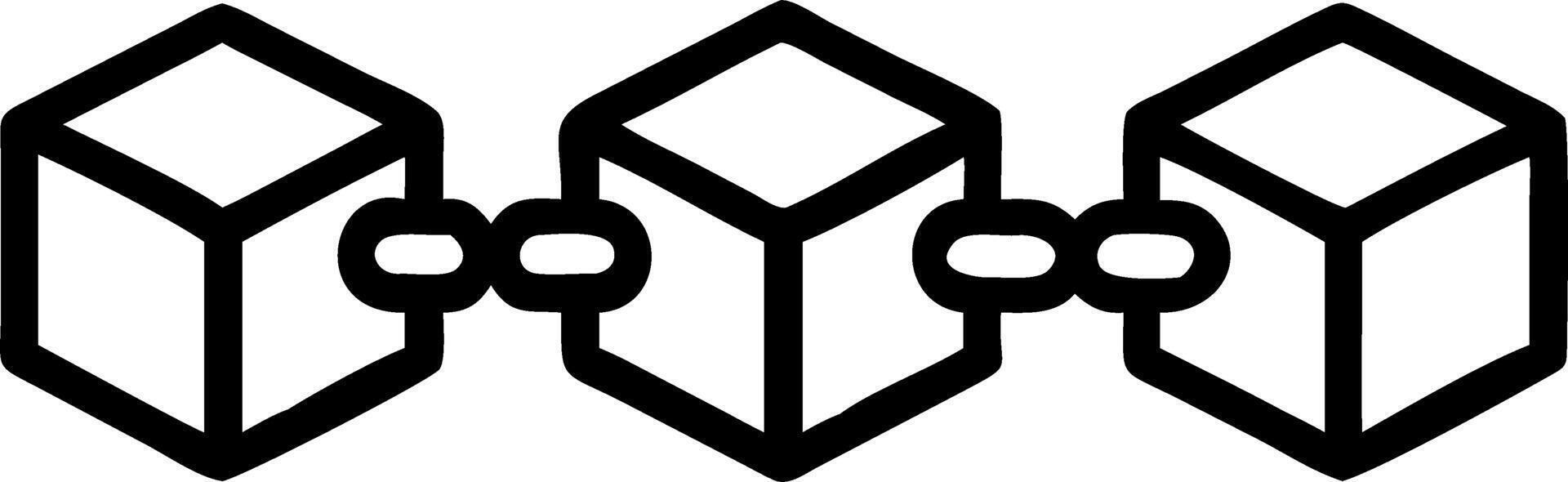 Blockchain technology concept on Low poly or polygonal style design with to chain of encrypted blocks to secure cryptocurrencies and bitcoin for online payments and money transactio Set 2 vector