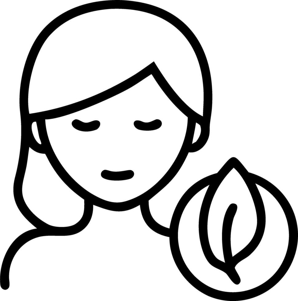 Beauty influencer with eco friendly products green beauty focus on sustainability promoting natural and sustainable beauty routines Set 2 vector