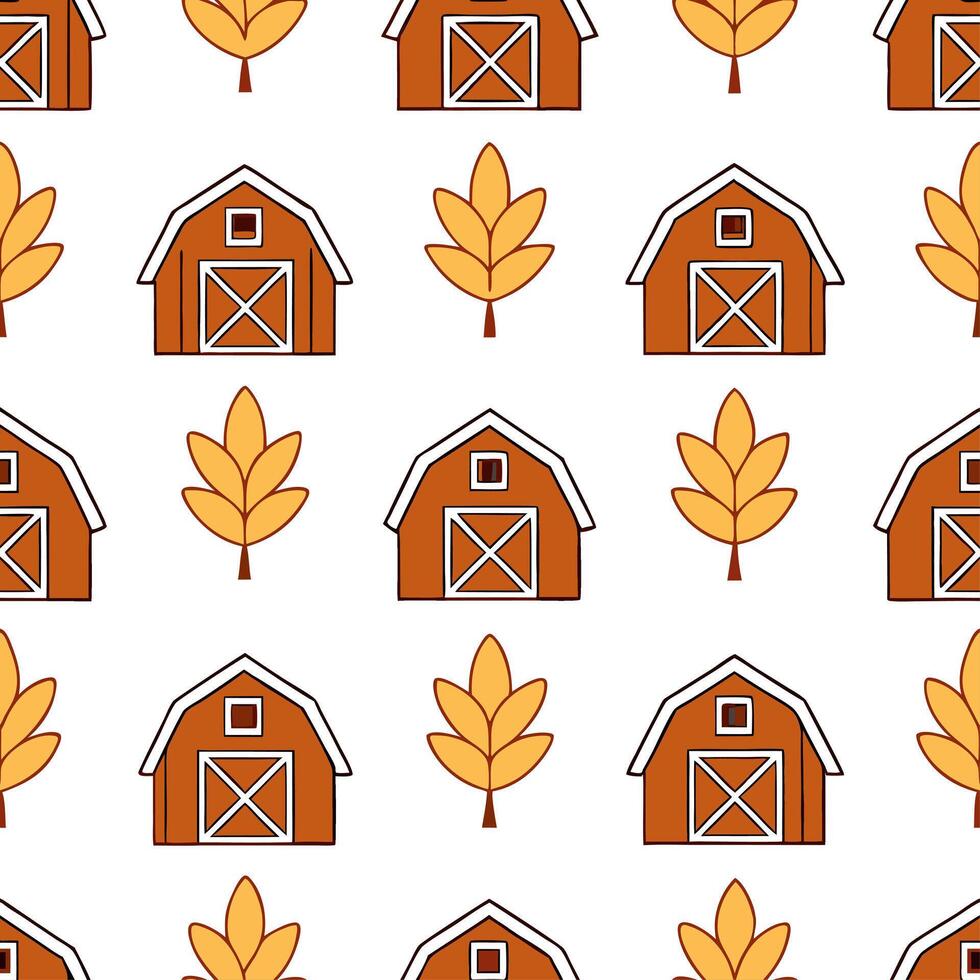 Autumn warmth seamless tile pattern with cozy blankets and golden maple leaves for inviting home decor Set 17 vector