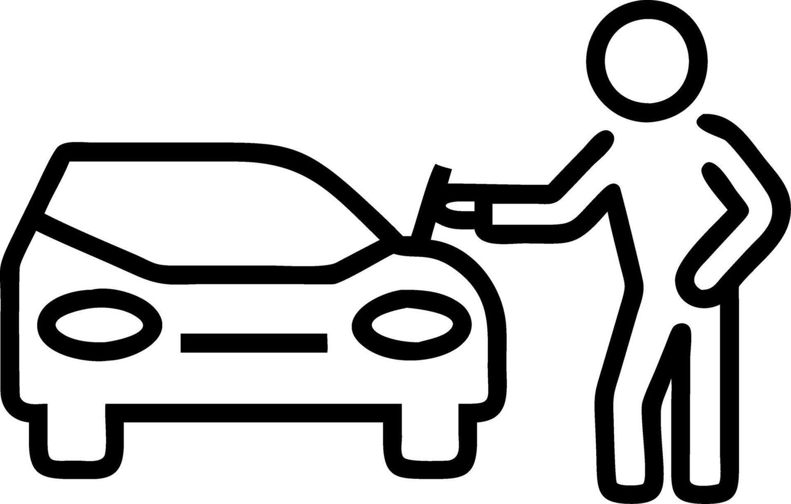 Automotive mechanic inspects car engine with thorough checks in motor garage ensuring drivers safety brand lift reliability and reoccurring customer satisfaction vector