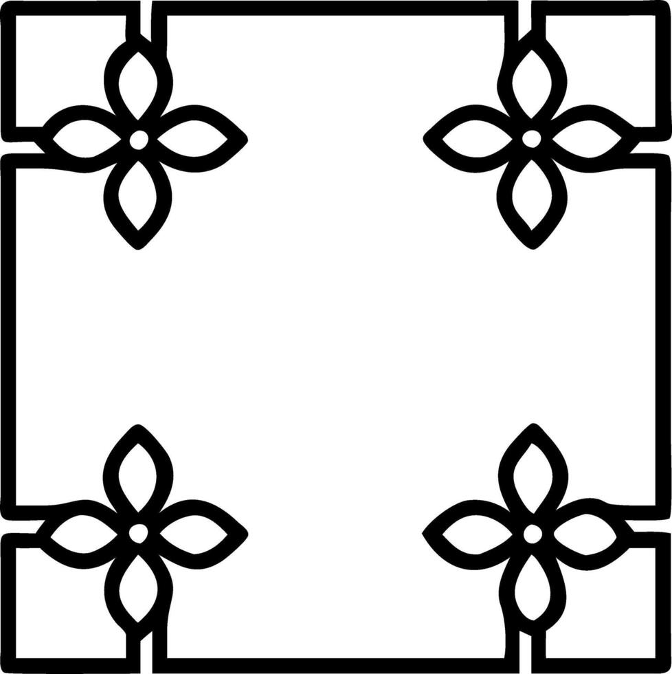 Art Deco wildflowers seamless tile pattern with geometric floral shapes and gold accents for luxurious interiors Set 9 vector
