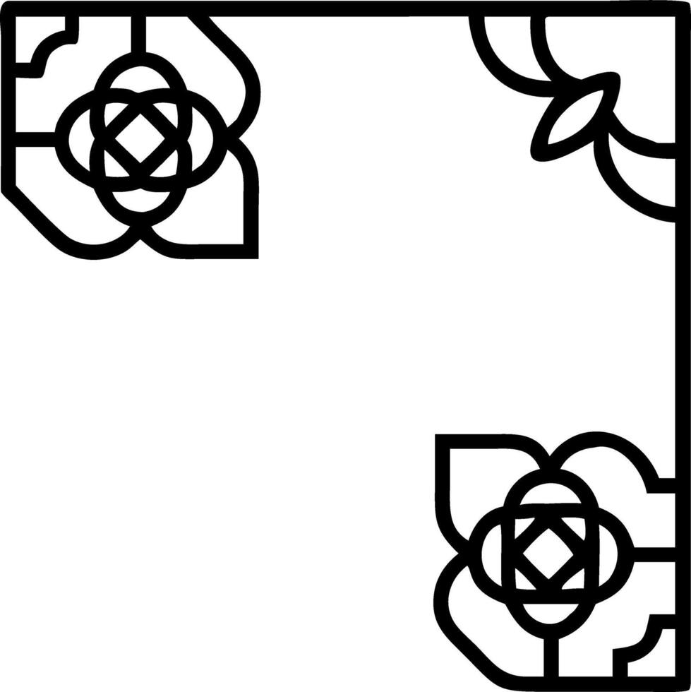 Art Deco rose seamless tile pattern with symmetrical rose motifs and gold accents for luxurious interiors Set 11 vector