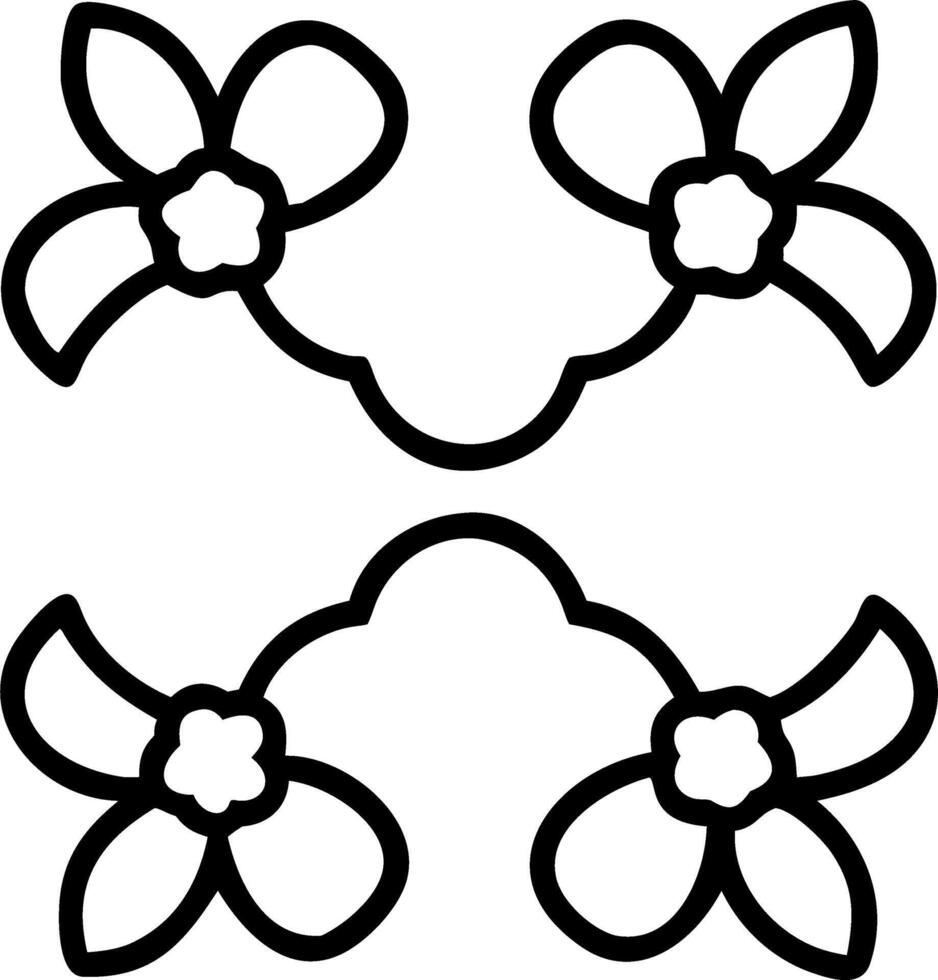 Art Deco poppy seamless tile pattern with symmetrical poppy motifs and gold accents for glamorous interiors Set 2 vector
