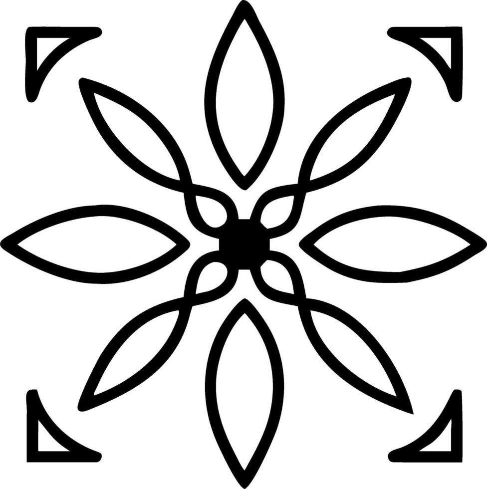Art Deco poinsettia seamless tile pattern with symmetrical poinsettia motifs and gold accents for glamorous interiors Set 5 vector