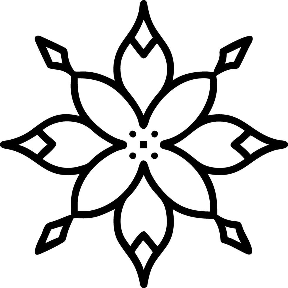 Art Deco poinsettia seamless tile pattern with symmetrical poinsettia motifs and gold accents for glamorous interiors Set 12 vector
