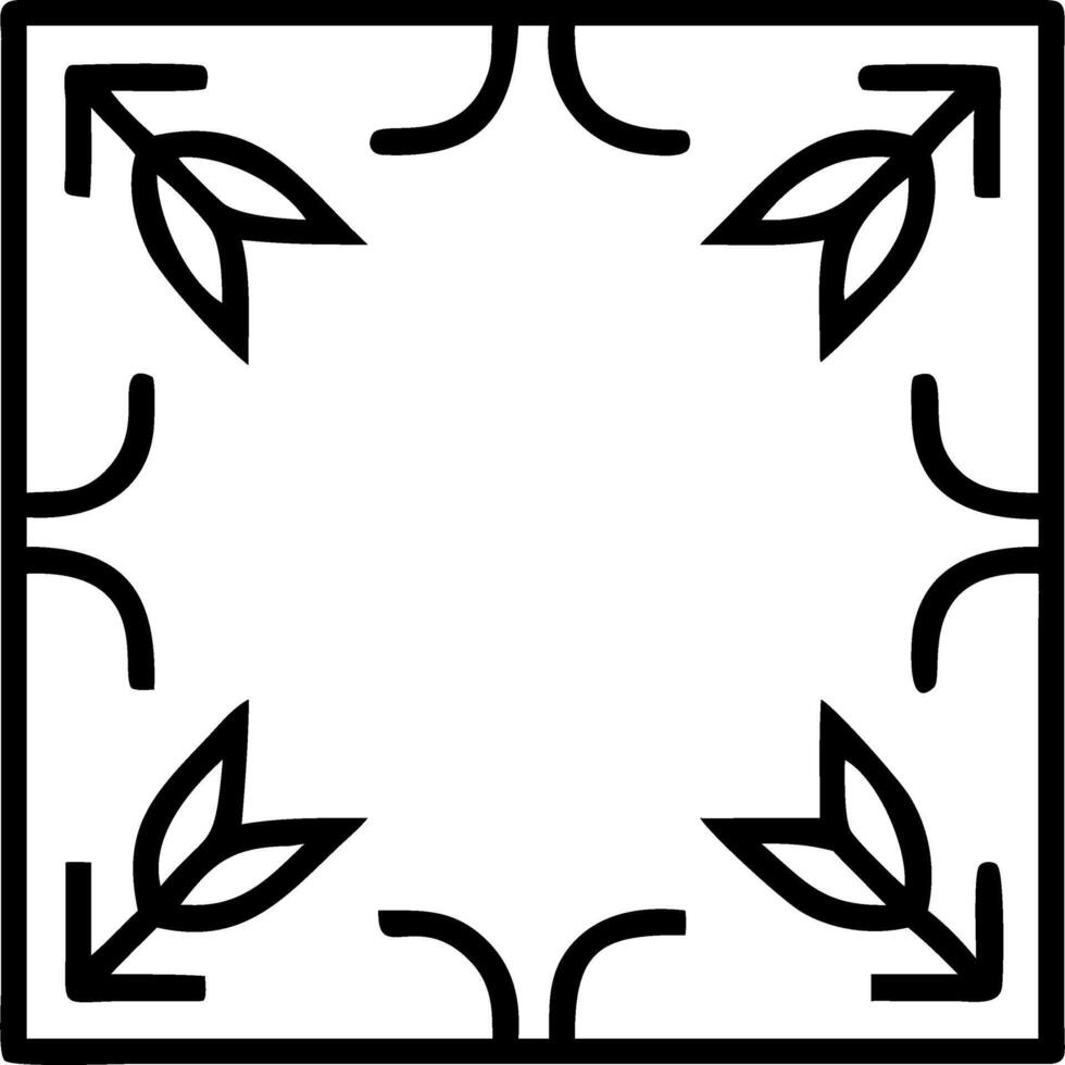 Art Deco fern seamless tile pattern with symmetrical fern motifs and gold accents for luxurious living rooms Set 2 vector