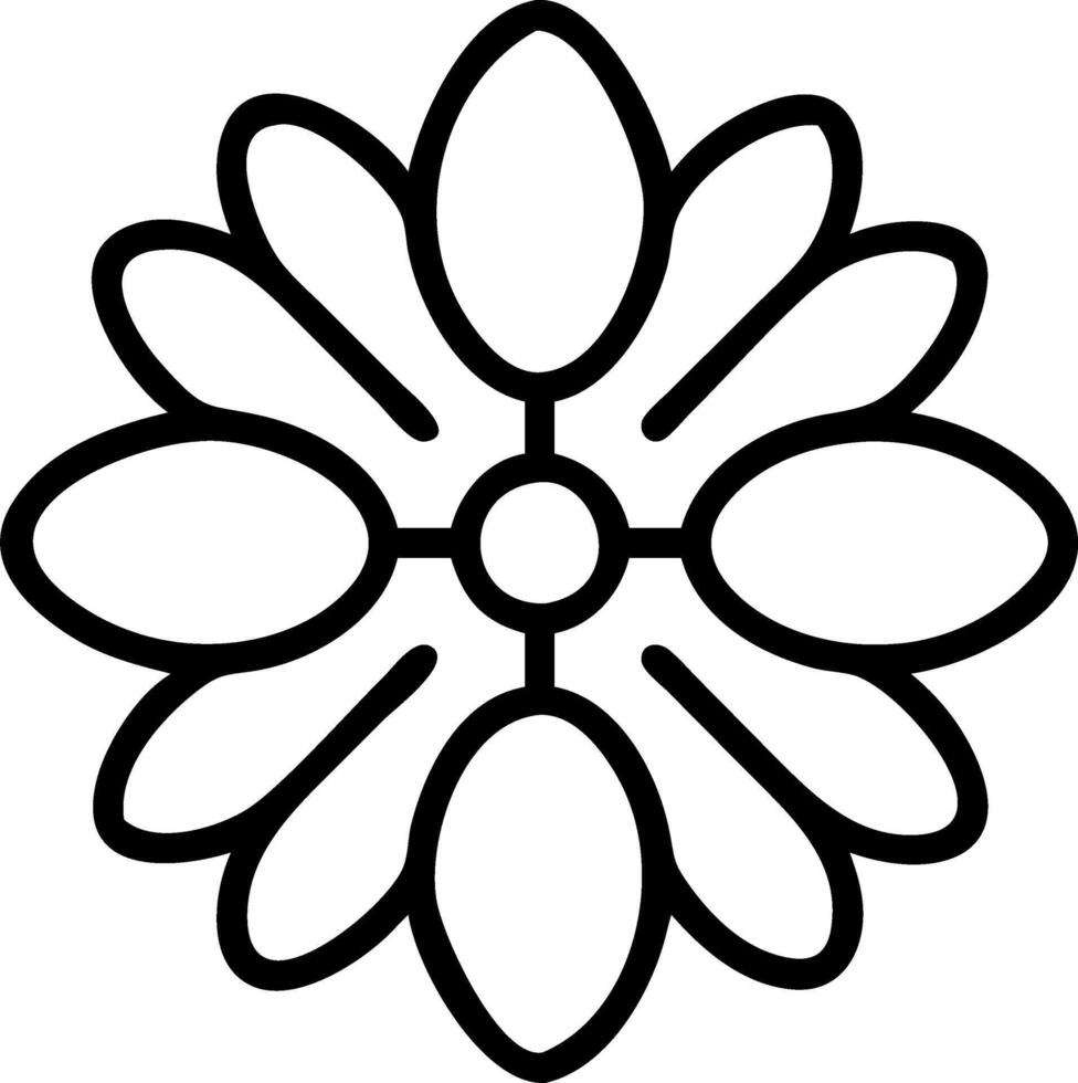 Art Deco daisy seamless tile pattern with symmetrical daisy motifs and gold accents for glamorous interiors Set 2 vector