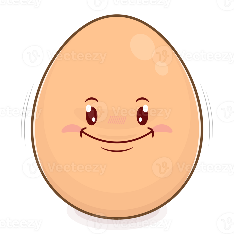 cute egg playful character png