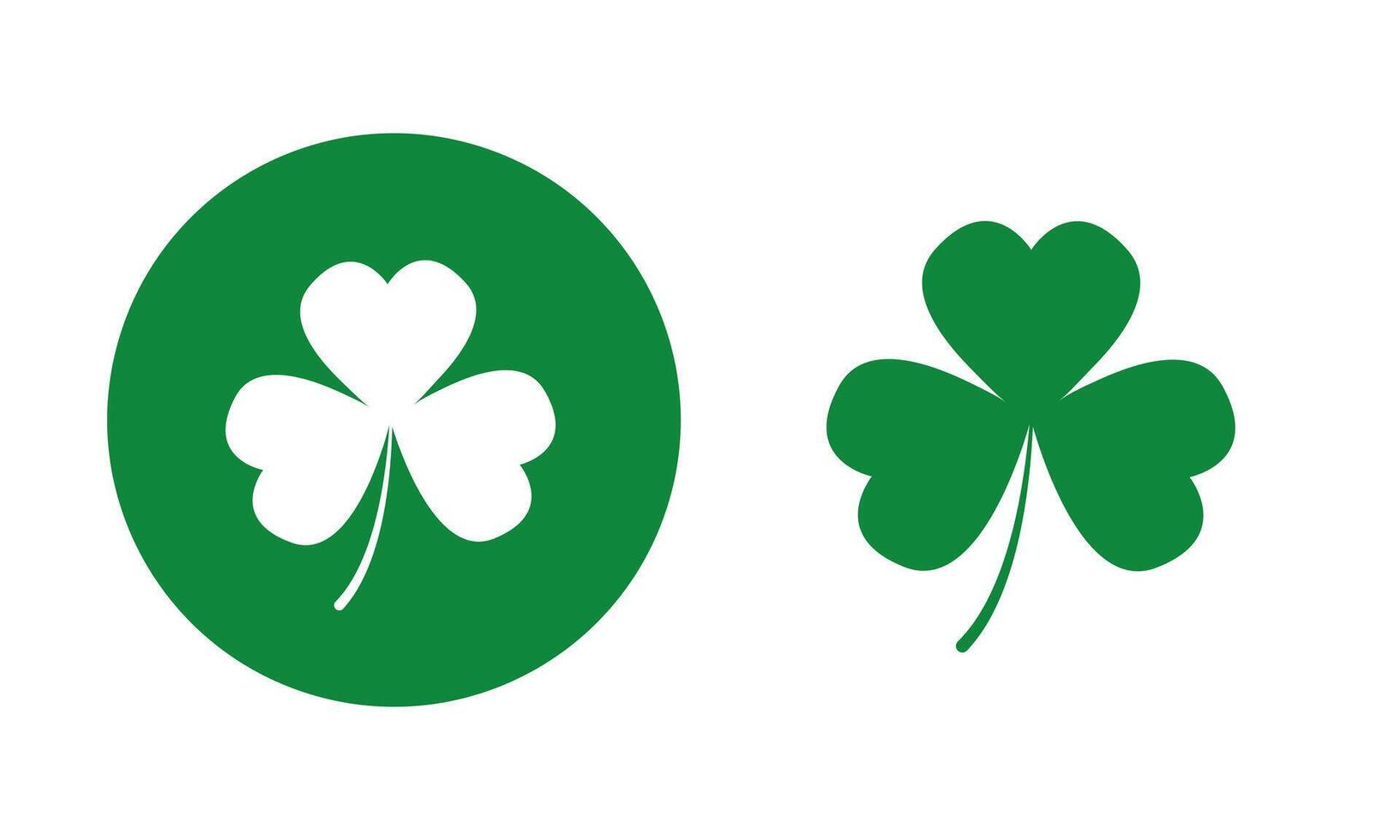 three leaf clover icon vector