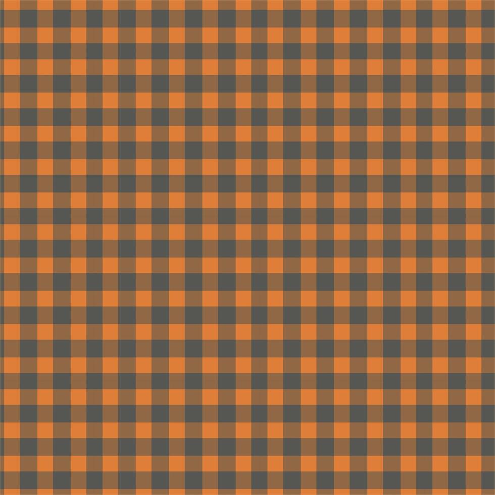 gingham orange and gray checkered pattern background vector